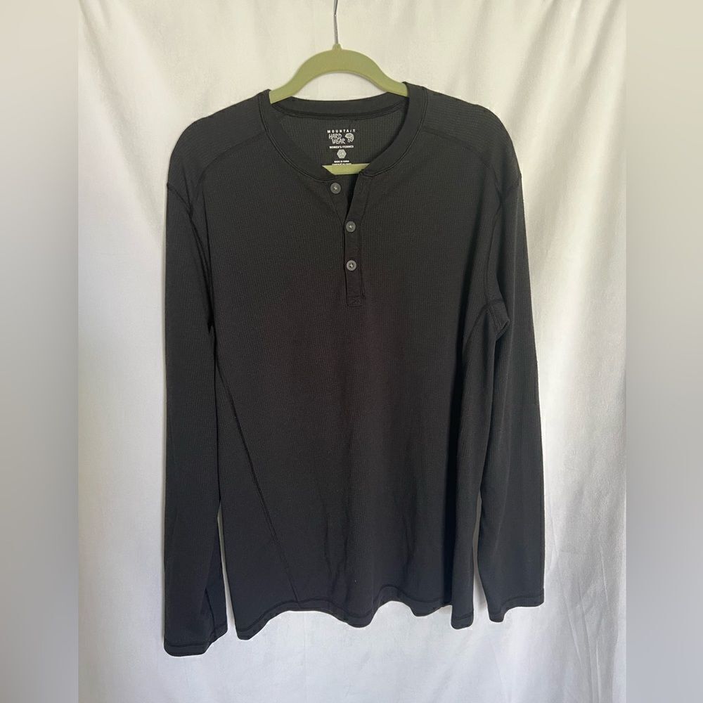 Mountain Hardwear‎ Women’s Long Sleeve Lightweight Size L Waffle Thermal Henley